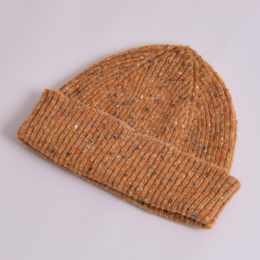 Uskees Butterscotch Speckled Donegal Wool Hat