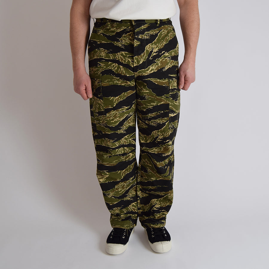 Bronson Tiger Stripe Camo Ripstop Tropical Jungle Fatigue Pants