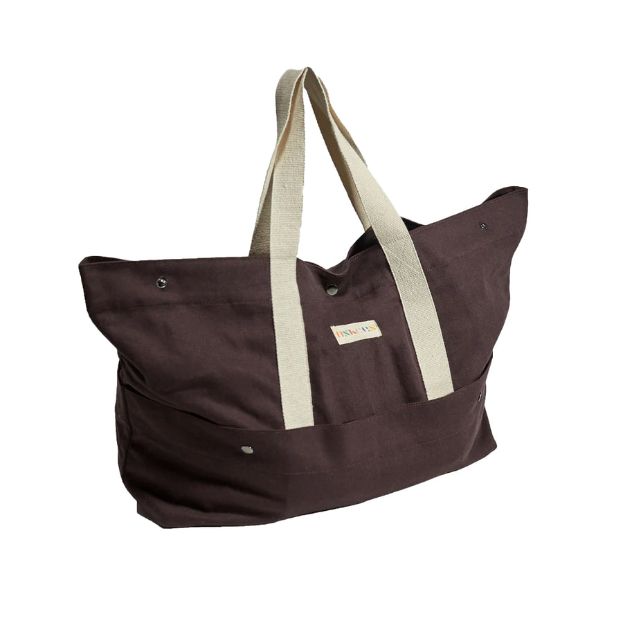 Uskees Dark Plum Cotton Drill Tote Bag