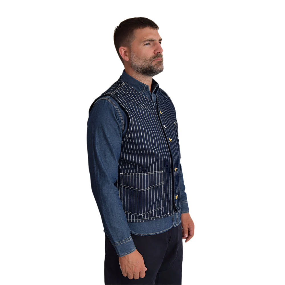 Bronson 12oz Wabash Denim 1930's Railway Work Vest – Rivet