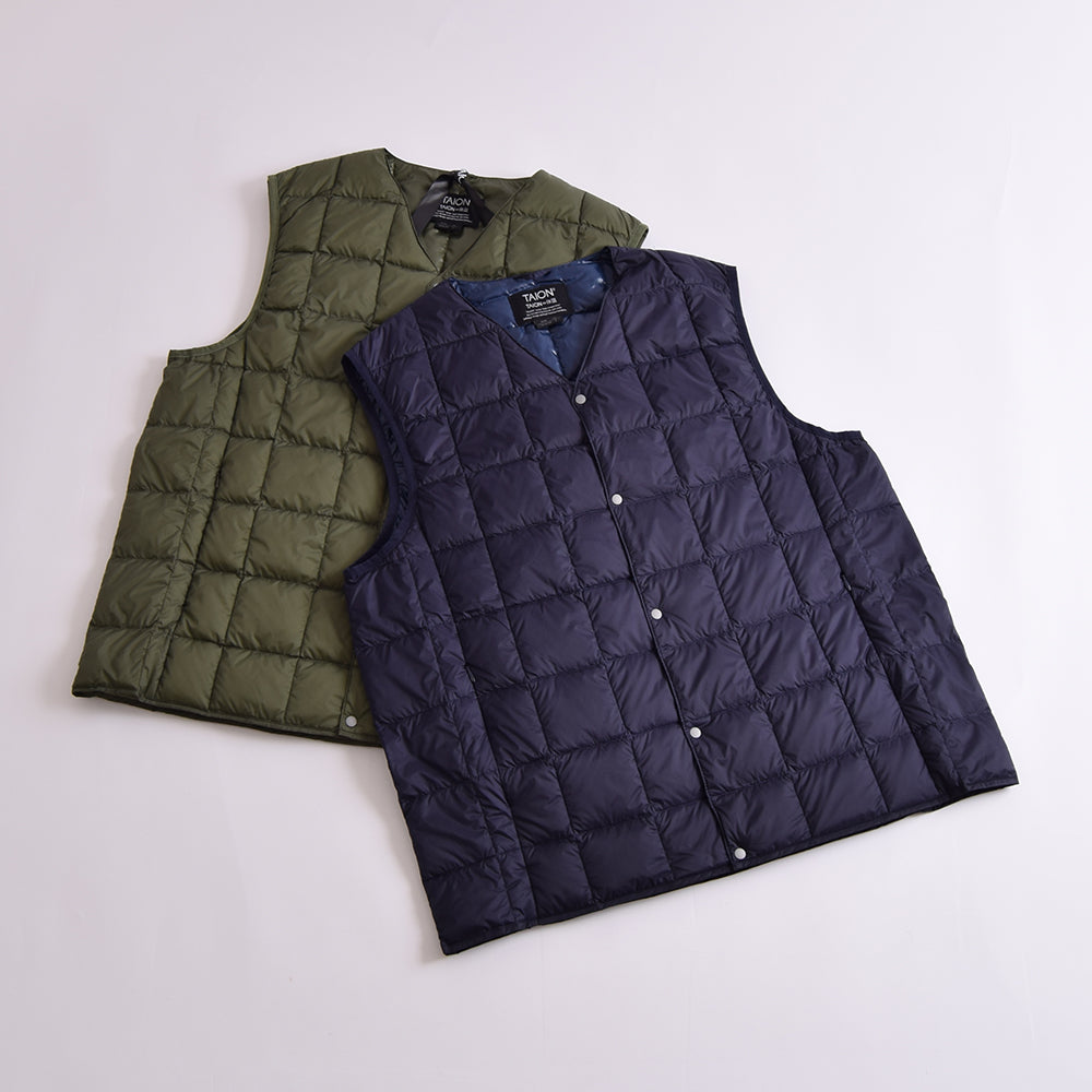 【Schott×TAION DOWN VEST】 Vests – TAION US