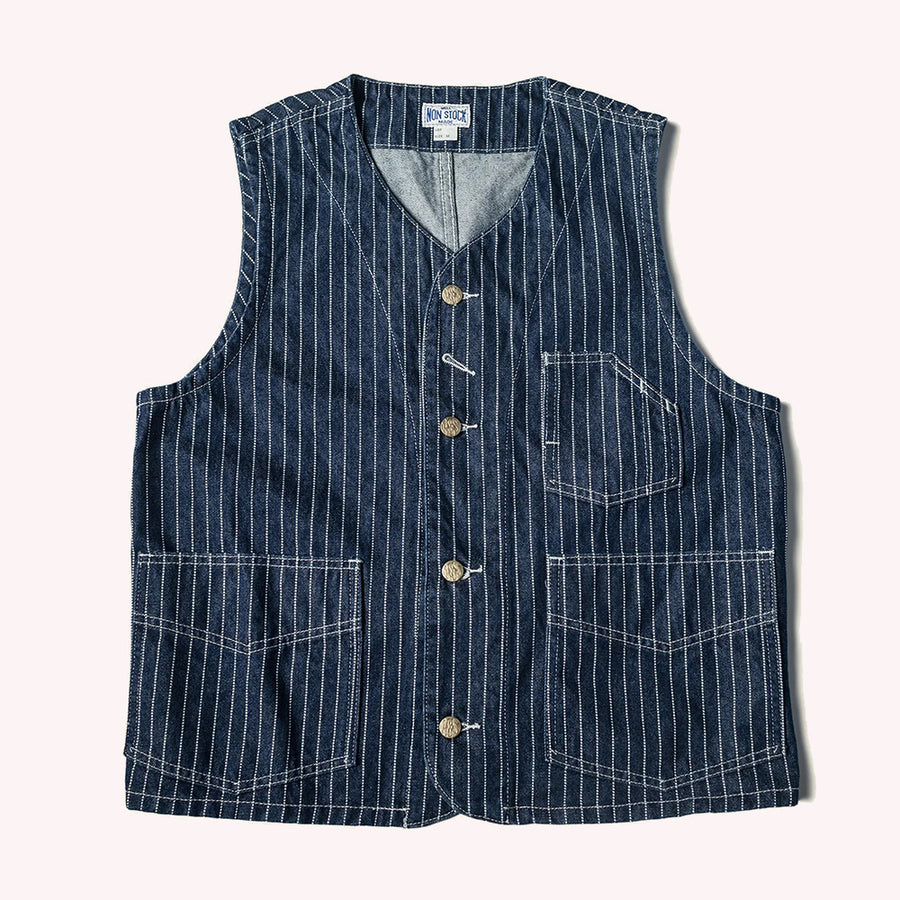 Bronson 12oz Wabash Denim 1930's Railway Work Vest