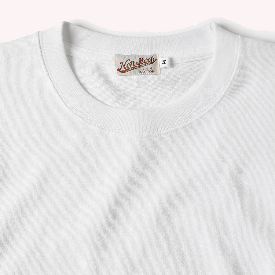 Bronson White 9oz Heavyweight US Cotton Tubular Tee