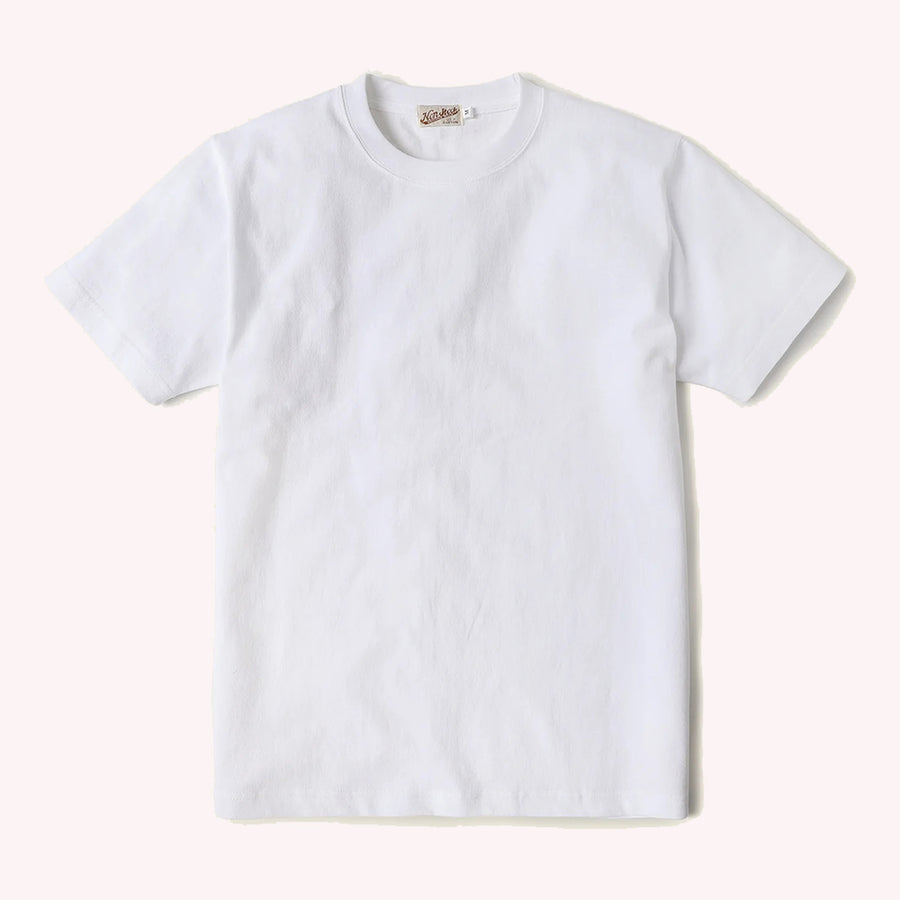 Bronson White 9oz Heavyweight US Cotton Tubular Tee