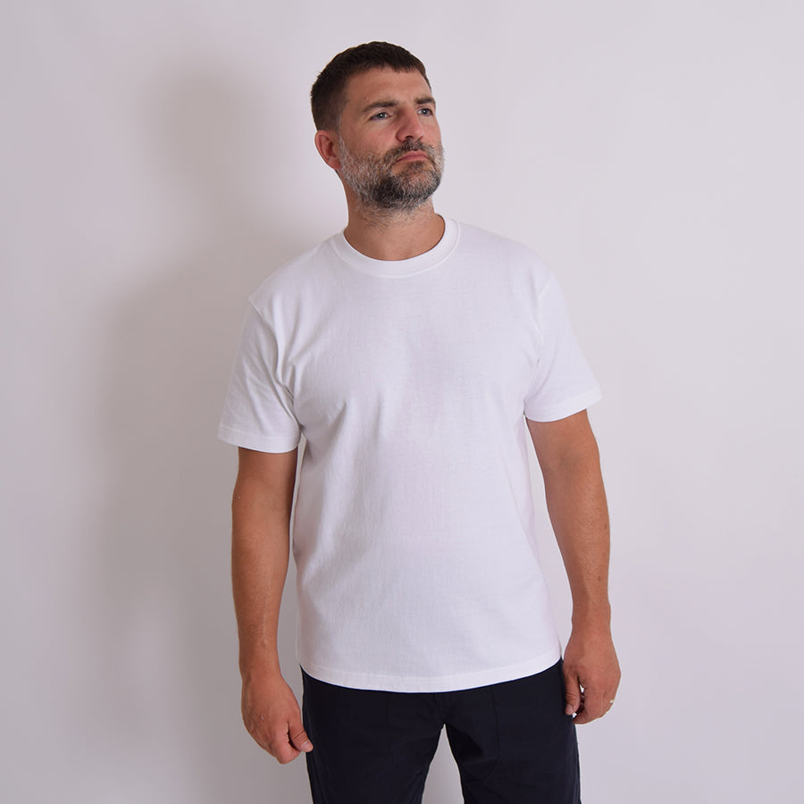 Bronson White 9oz Heavyweight US Cotton Tubular Tee