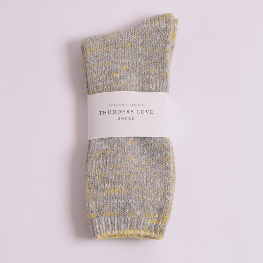 Thunders Love Recycled Wool Grey Socks