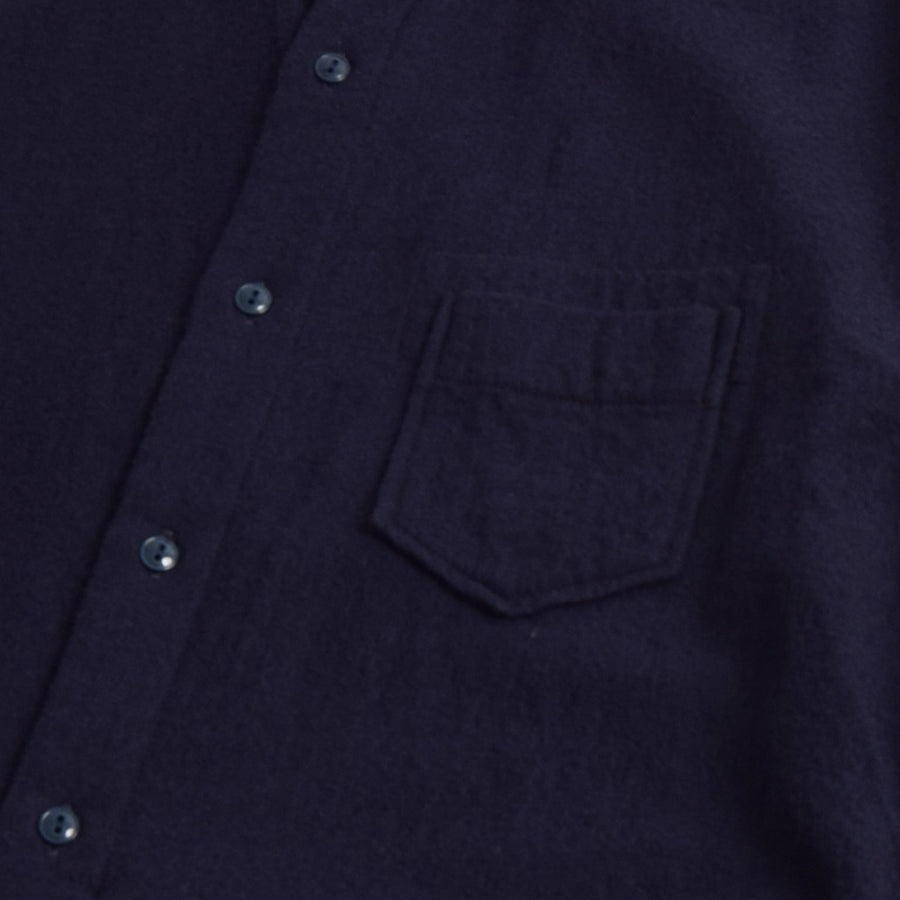 Gypsy & Sons Navy Wool Club Pocket Shirt