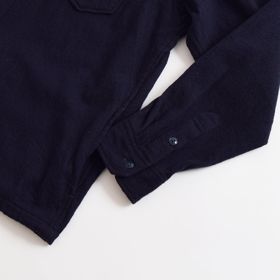 Gypsy & Sons Navy Wool Club Pocket Shirt