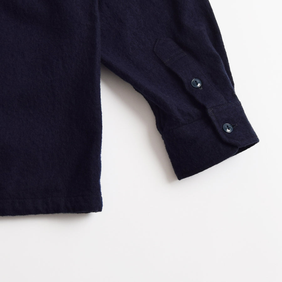 Gypsy & Sons Navy Wool Club Pocket Shirt