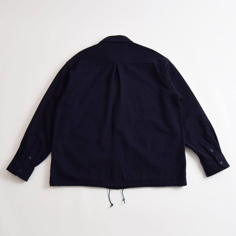 Gypsy & Sons Navy Wool Club Pocket Shirt