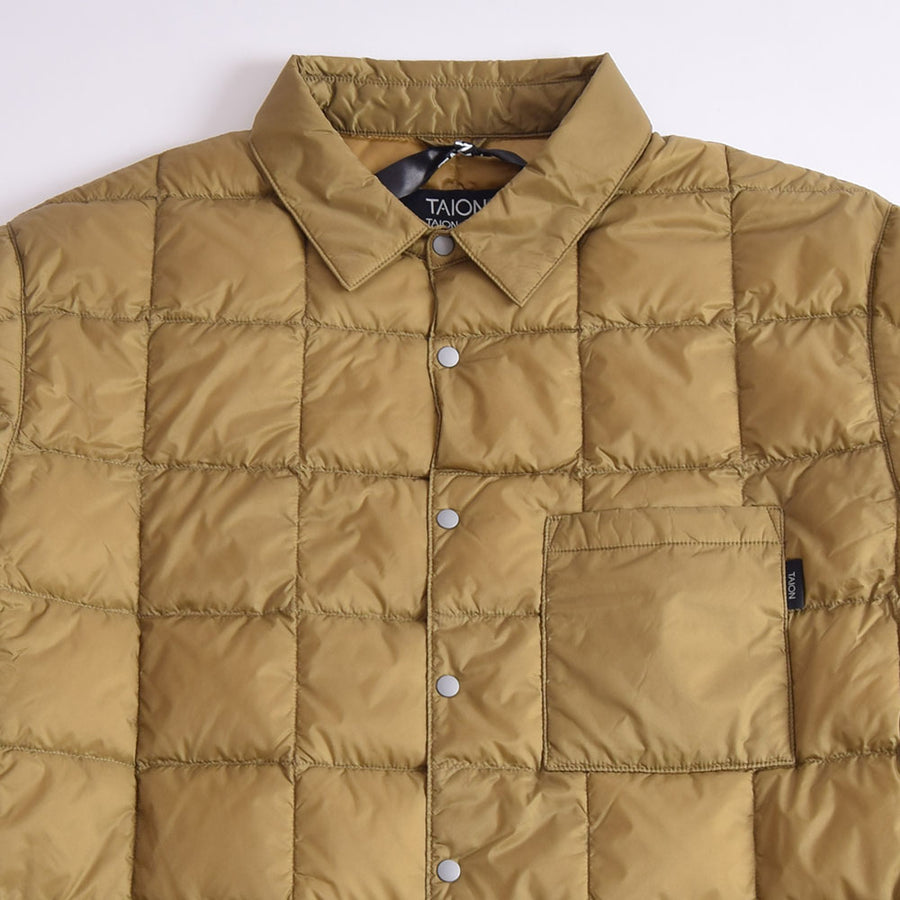 Taion Beige Basic Down Shirt