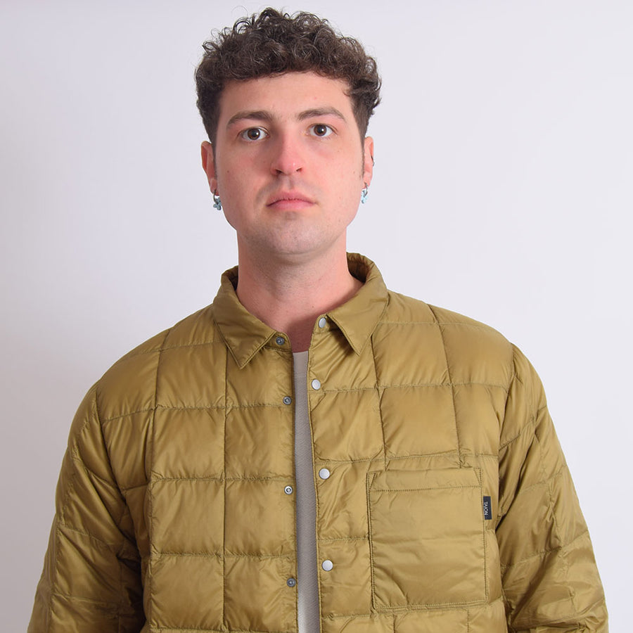 Taion Beige Basic Down Shirt