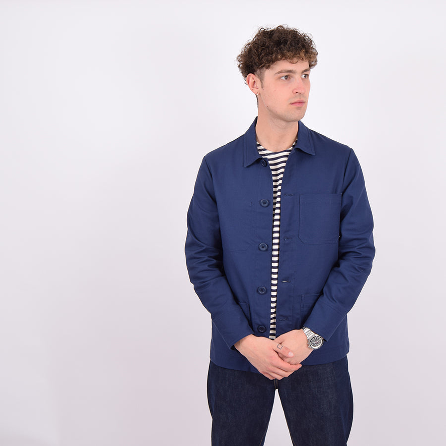 Bleu Blaton Navy Chore Jacket