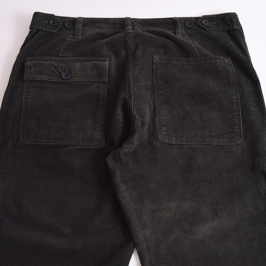 Uskees Faded Black Corduroy Workwear Pants