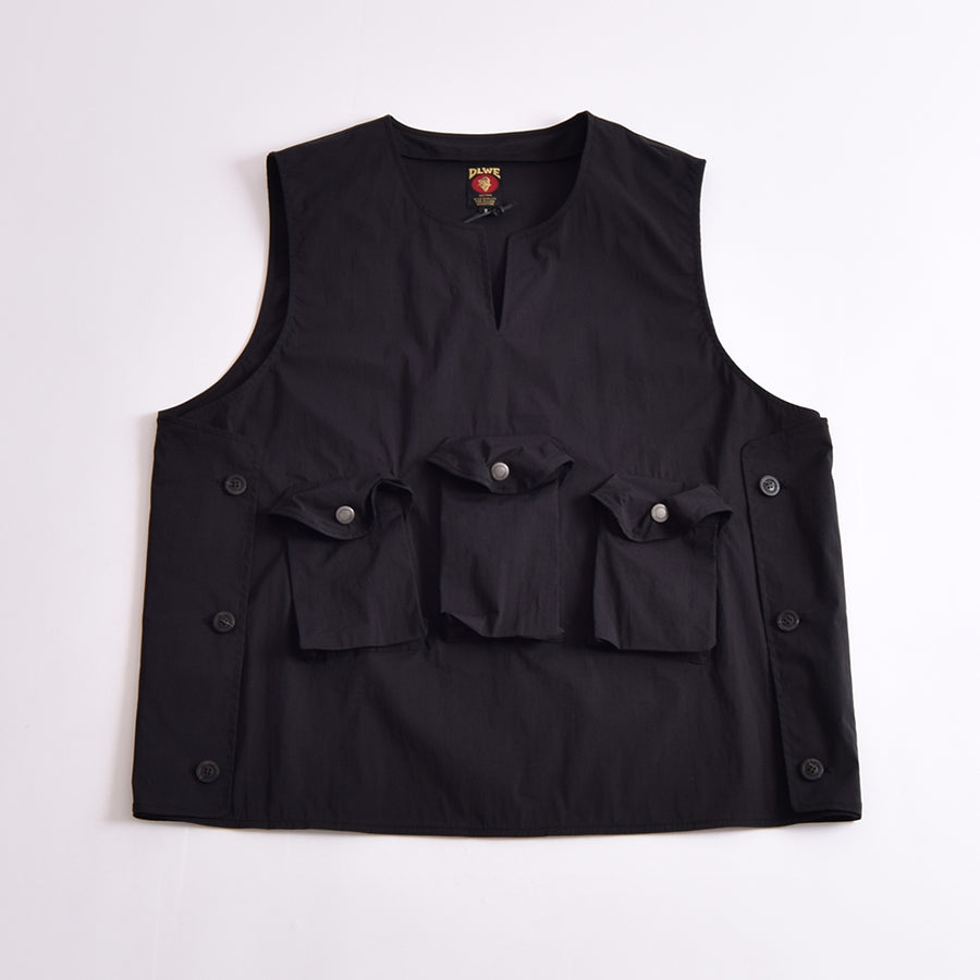 Dublinware Black Military Vest