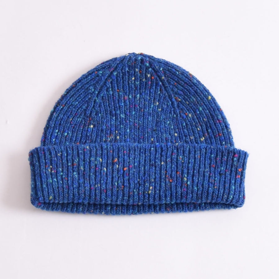 Uskees Ultra Blue Speckled Donegal Wool Hat