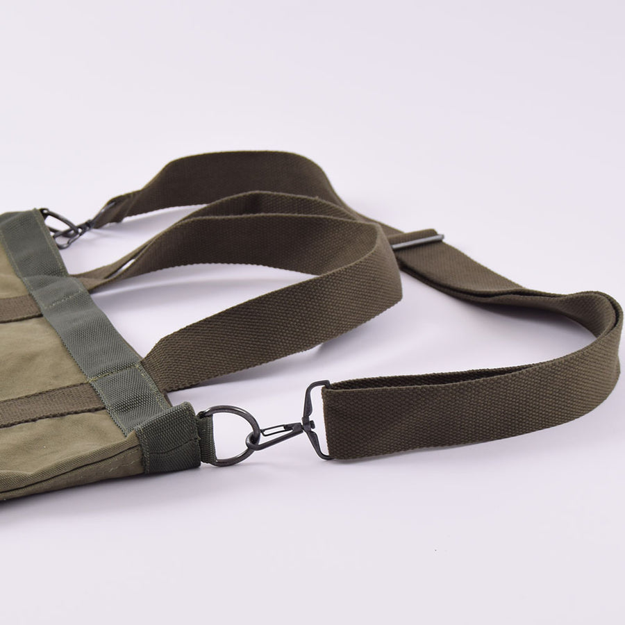 Bronson Army Green Canvas Tote Bag