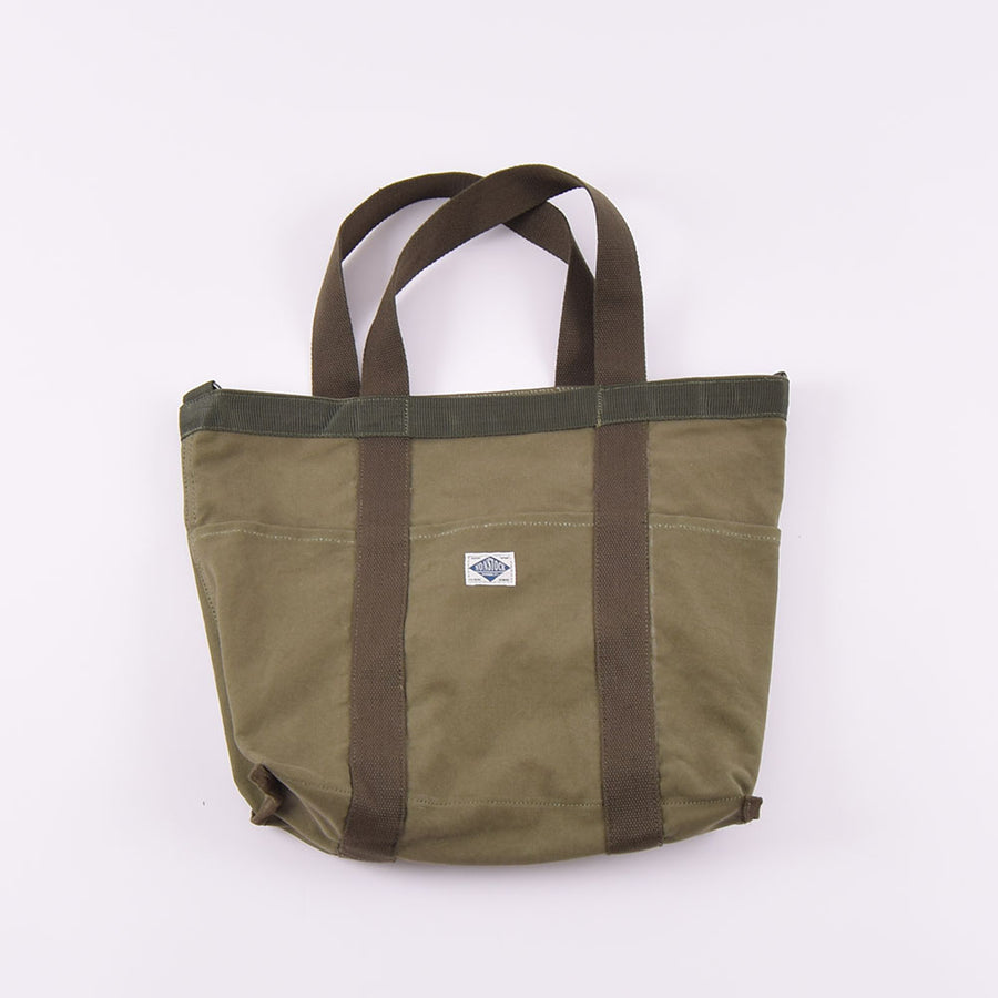 Bronson Army Green Canvas Tote Bag