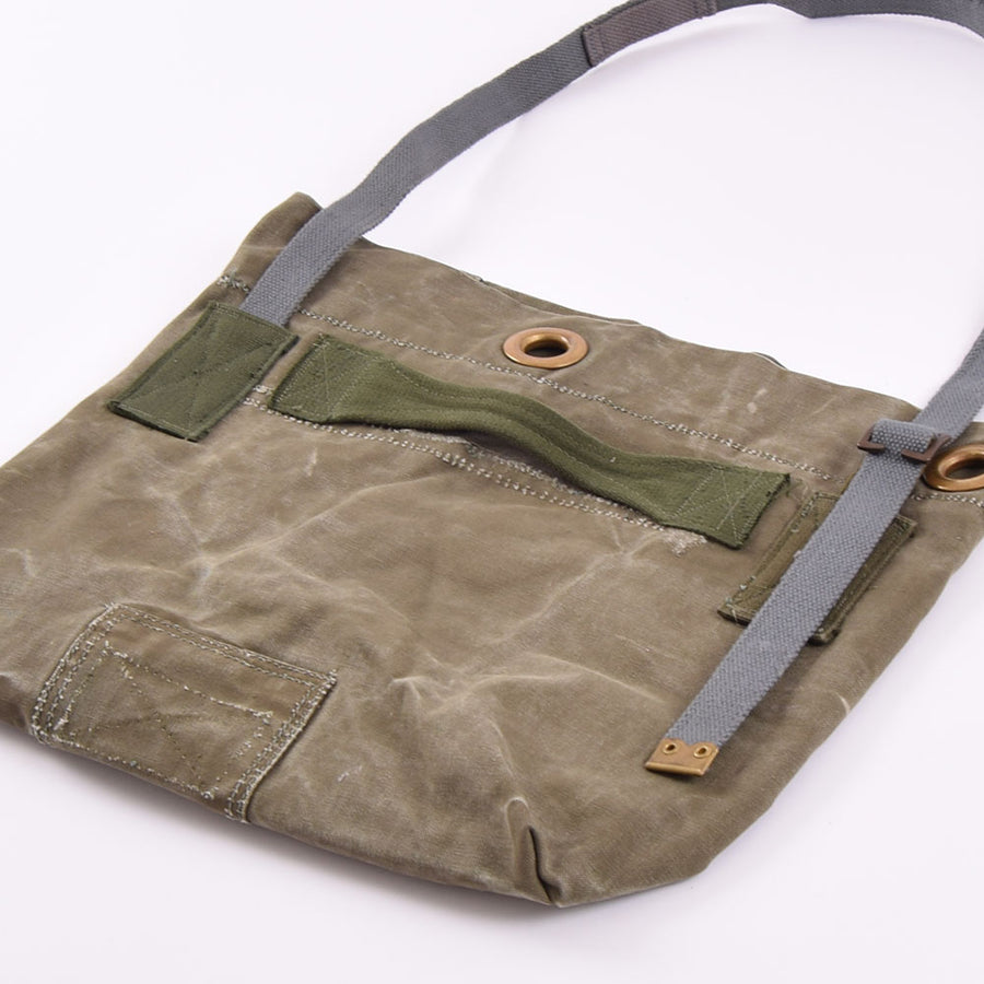 Hubb P.O.R Repurposed Vintage Military Kit Bag Messenger Bag