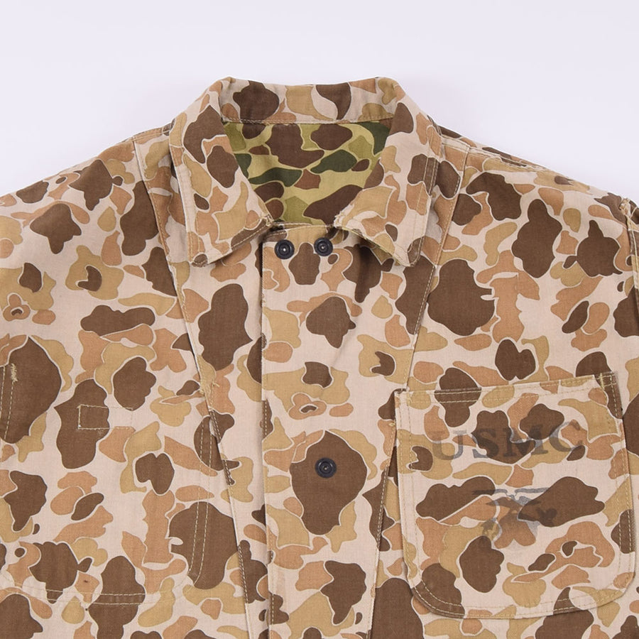 Bronson 1942 USMC Type P-42 Reversible Duck Hunter Camouflage HBT Jacket