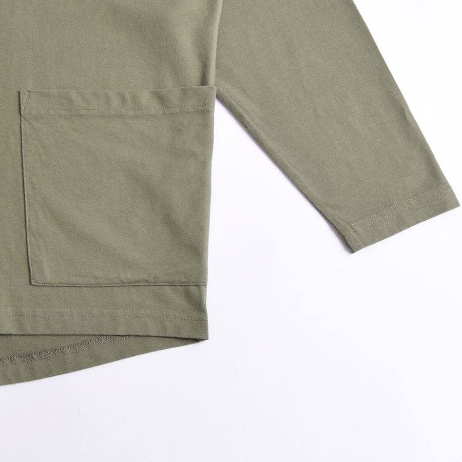 Uskees Army Green Tie Neck Smock