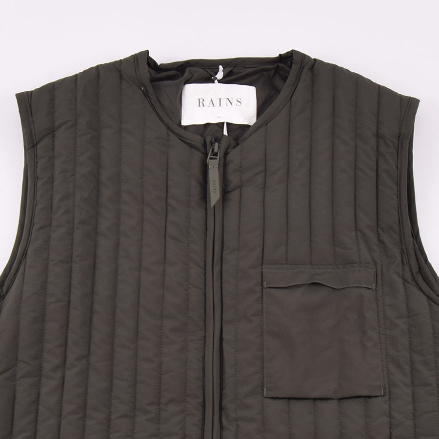 Rains Green Liner Vest