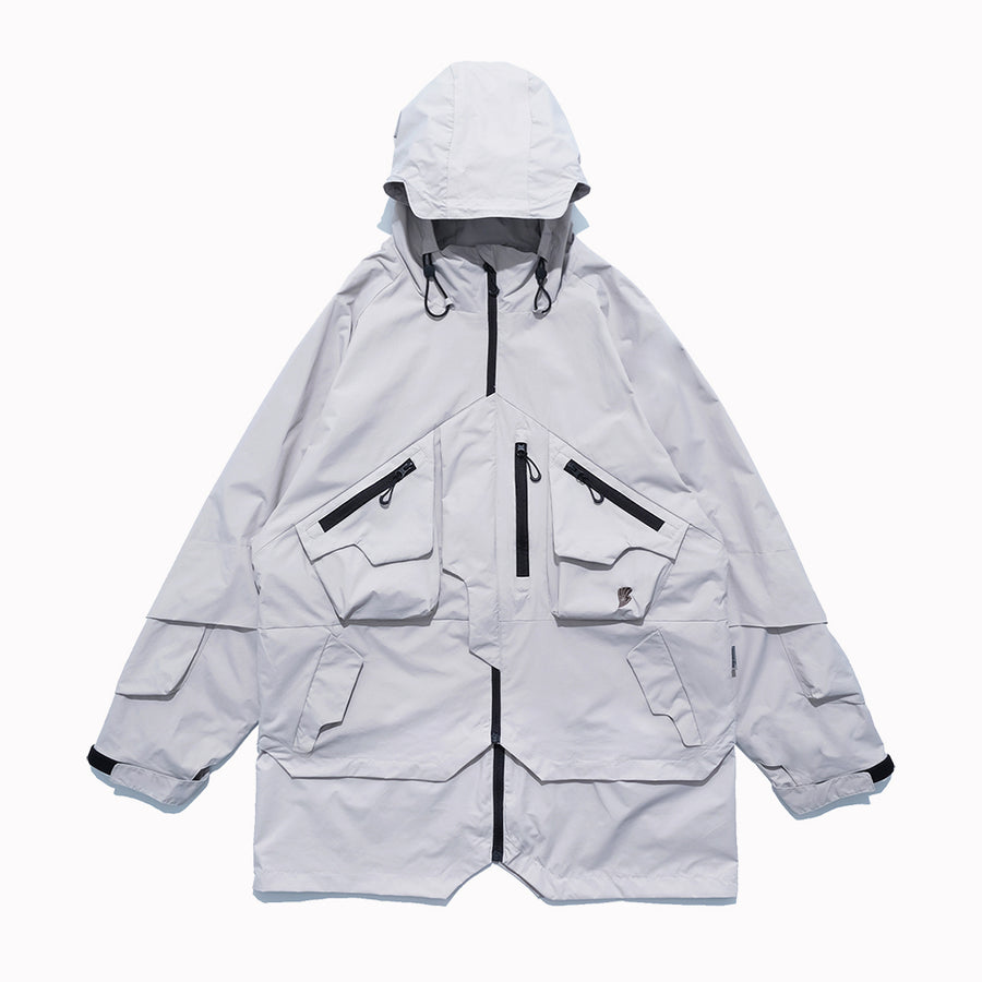 Octo Gambol Ivory Grey J22 Expandable Crossbag Windbreaker