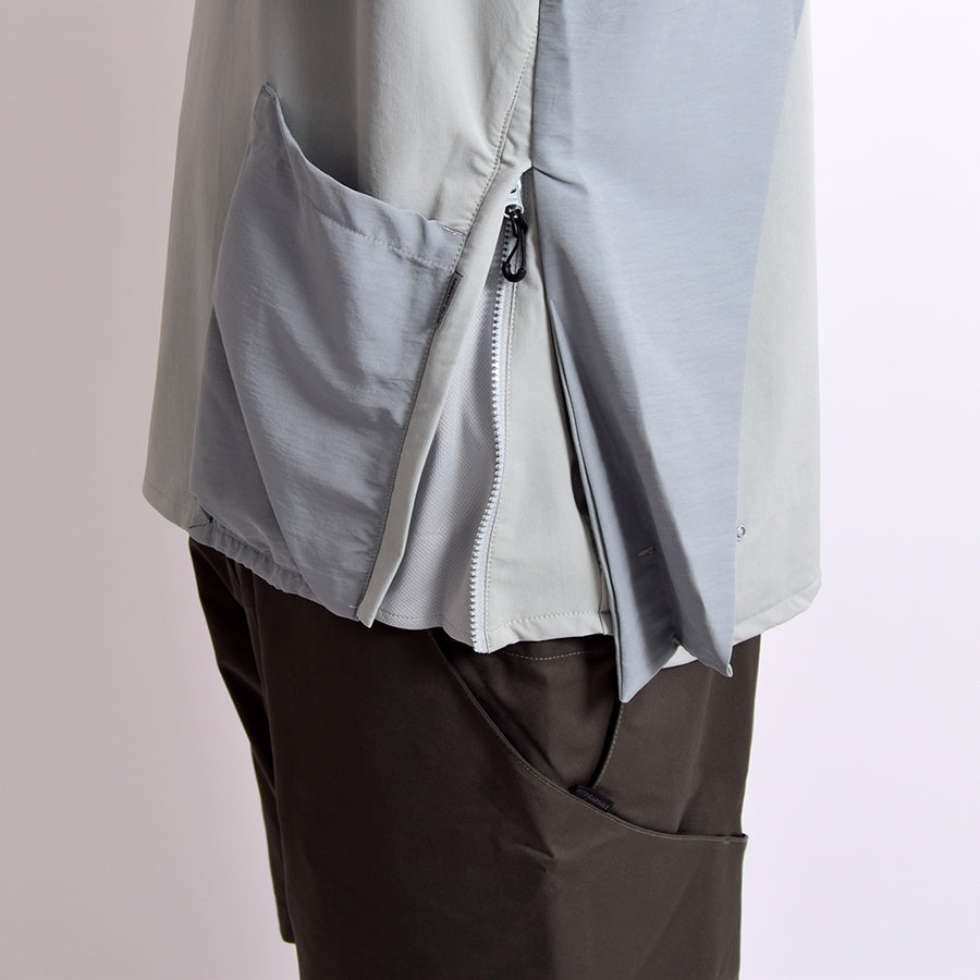 Octo Gambol Grey PT23-067 Detachable Sleeves Top