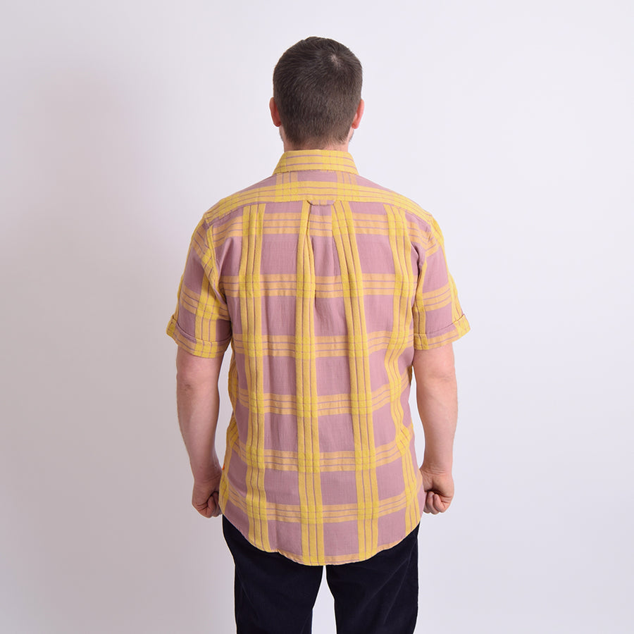 Far Afield Yellow & Deauville Mauve Dobby BD Shirt