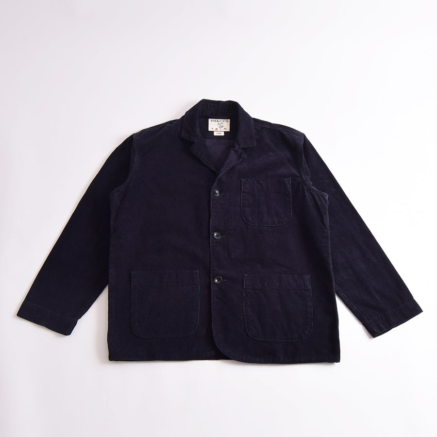 Uskees Midnight Blue Corduroy Blazer