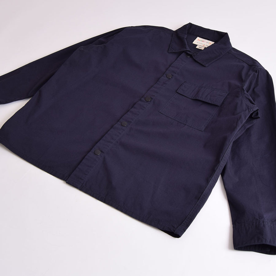 Uskees Midnight Blue Lightweight Long Sleeve Pocket Shirt