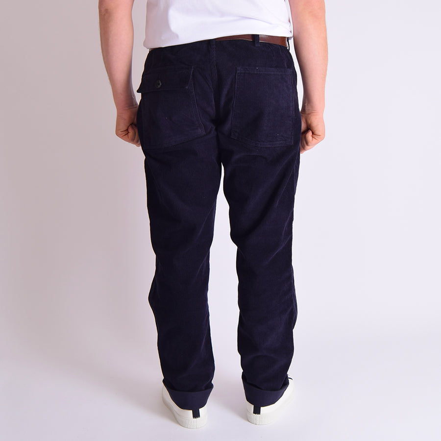 Uskees Midnight Blue Corduroy Workwear Pants