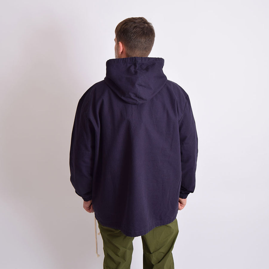 Uskees Midnight Blue Button Front Smock