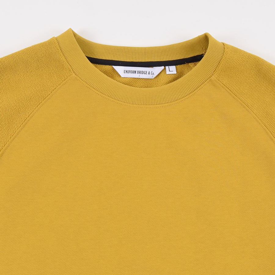Uniform Bridge Mustard Reverse Sweatshirt