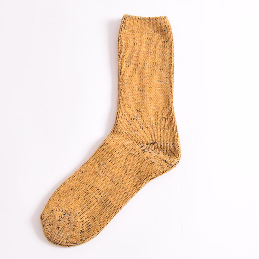 Thunders Love Mustard Recycled Wool Socks