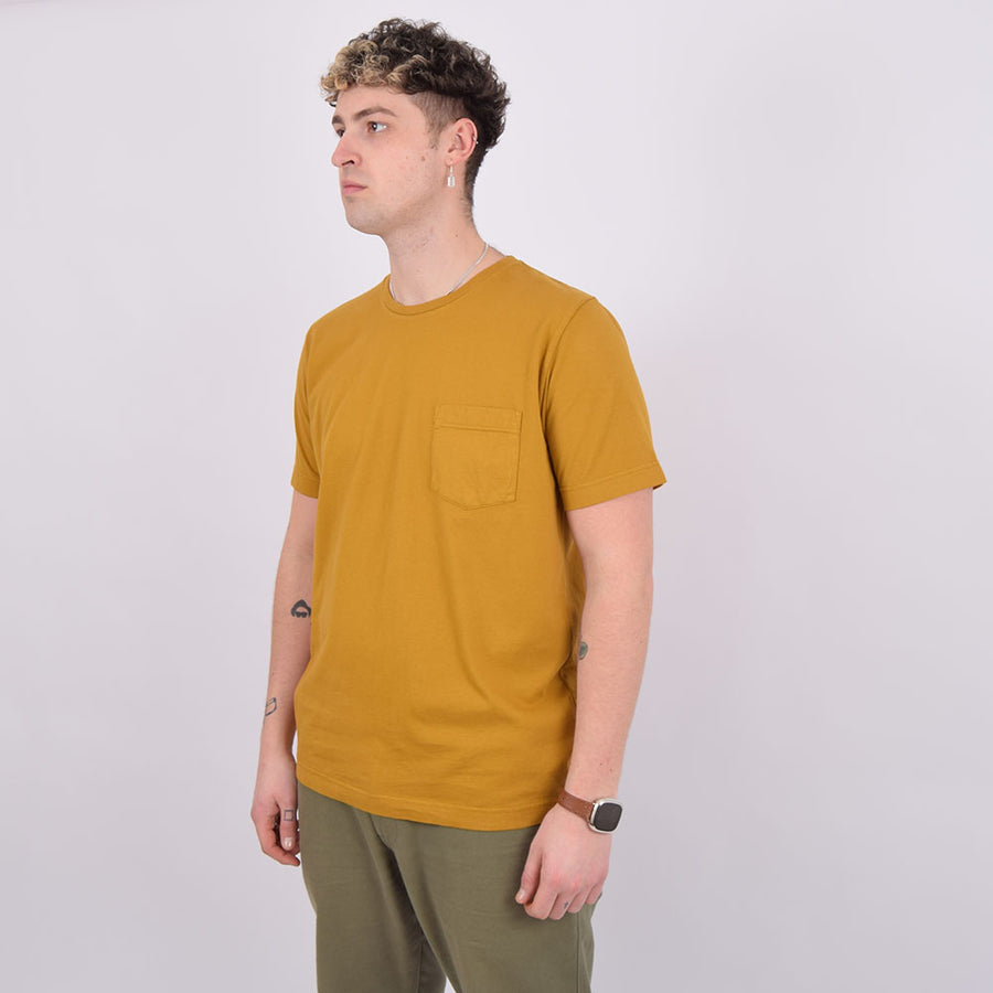 Outland Mustard Welcome Pocket Tee