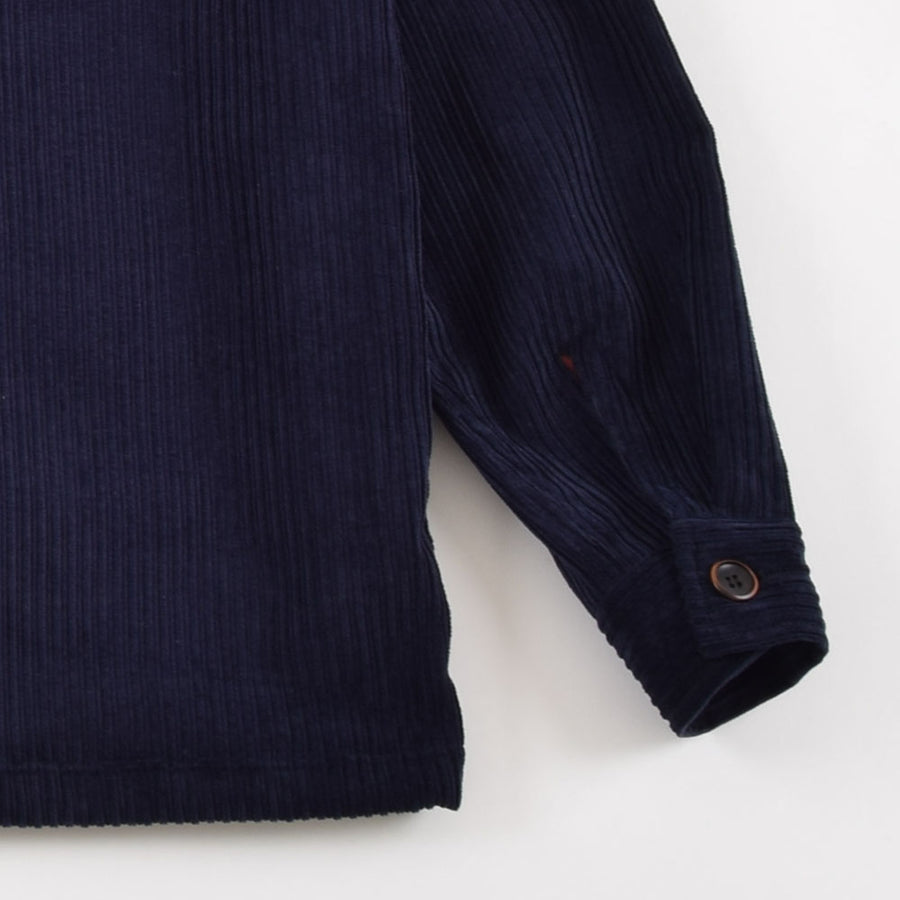 VDR Navy 4 Pocket Corduroy Toggle Coat