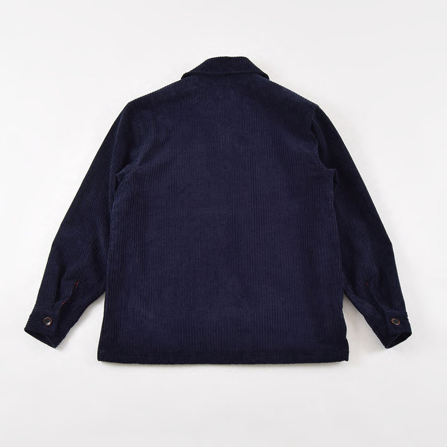 VDR Navy 4 Pocket Corduroy Toggle Coat