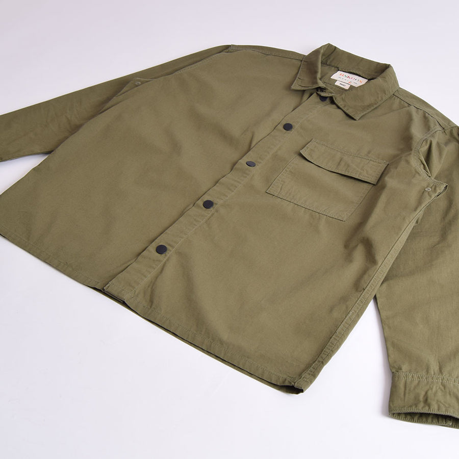 Uskees Olive Lightweight Long Sleeve Pocket Shirt