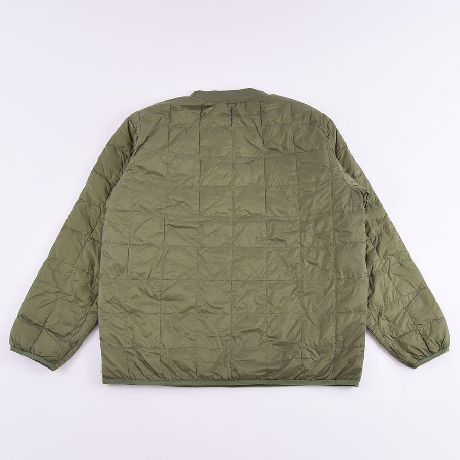 Taion Olive Crew Neck Down Pullover