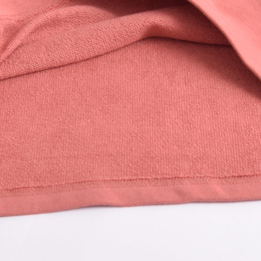 Far Afield Mahogany Pink Half Zip Collared Sweatshirt