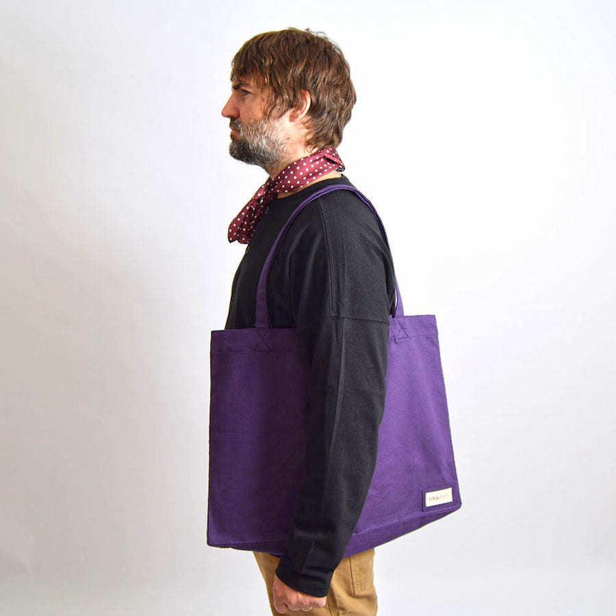 Uskees Purple Large Tote Bag