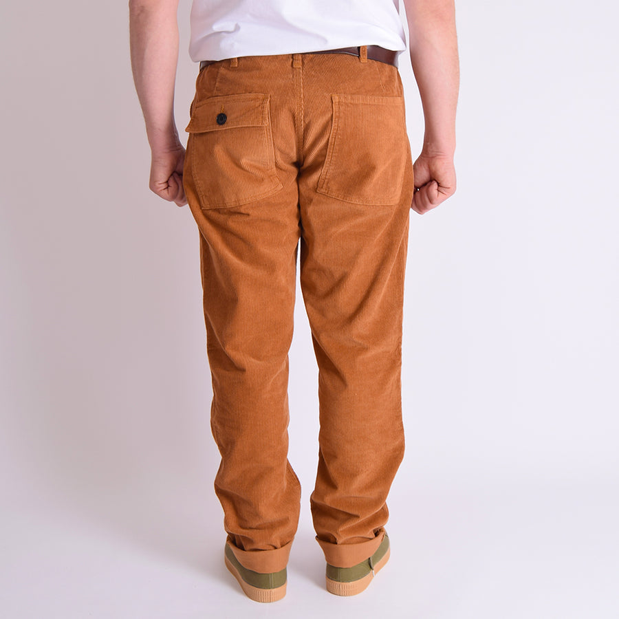 Uskees Tan Corduroy Workwear Pants