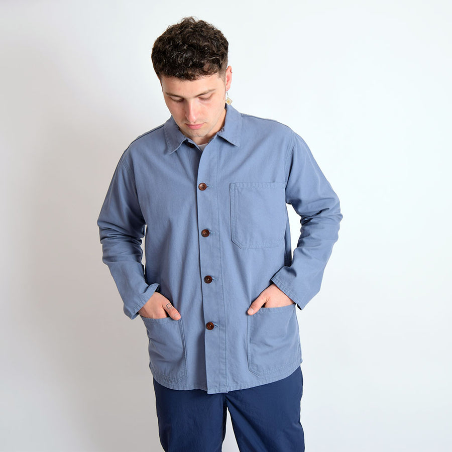 Uskees Teal Blue Overshirt