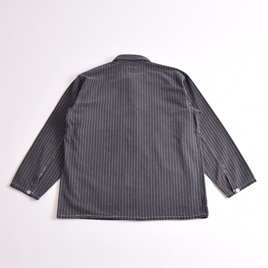 Houston Black Vintage Wabash Pullover Fatigue Shirt