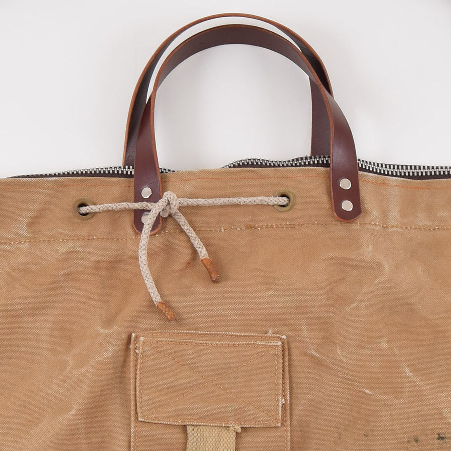 Rivet x Tonic Design Sand Vintage Naval Kit Bag Weekend Bag