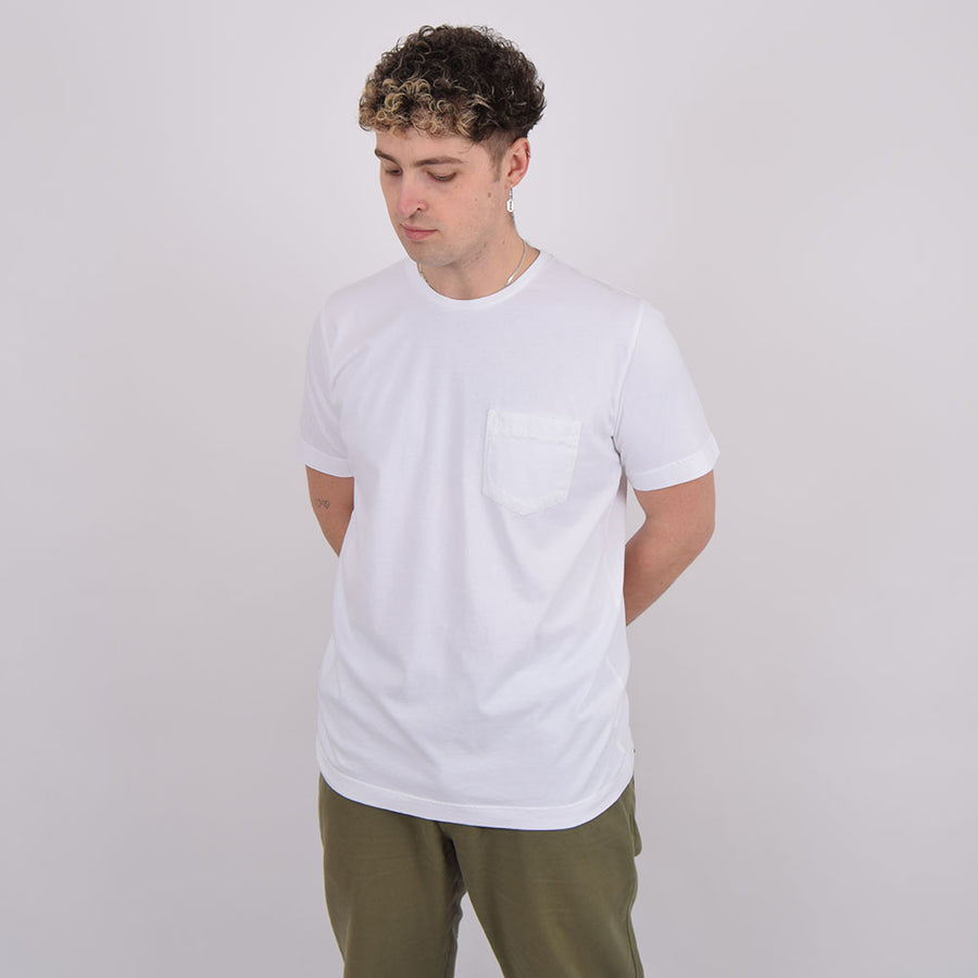 Outland Pure White Welcome Pocket Tee