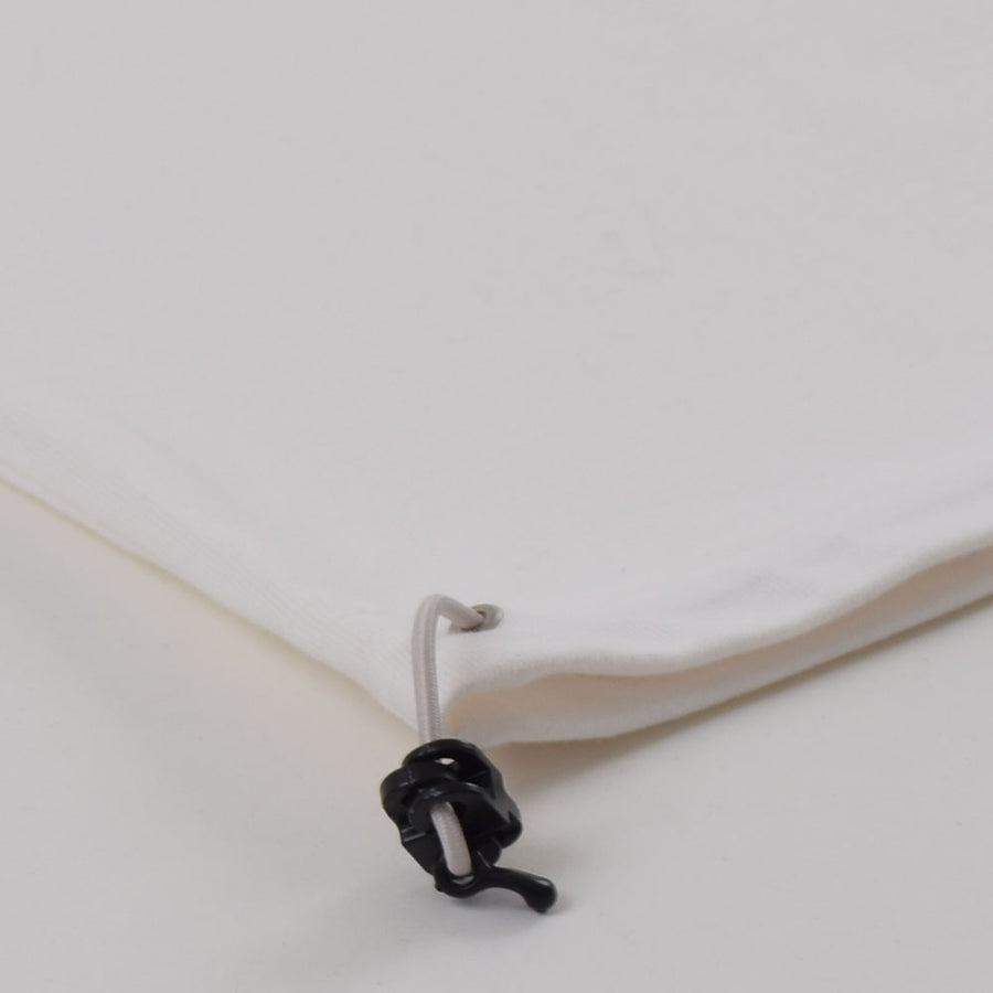Uniform Bridge Off White Long Sleeve Heavyweight Cotton Pocket Tee
