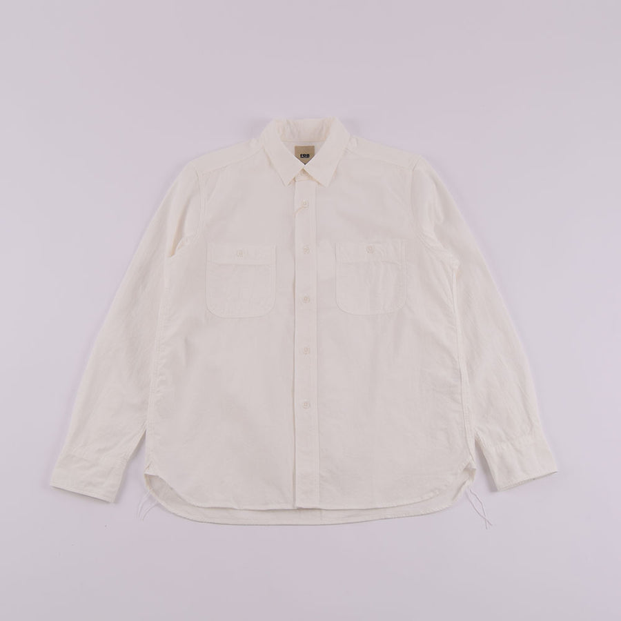 FOB Factory White Oxford Work Shirt