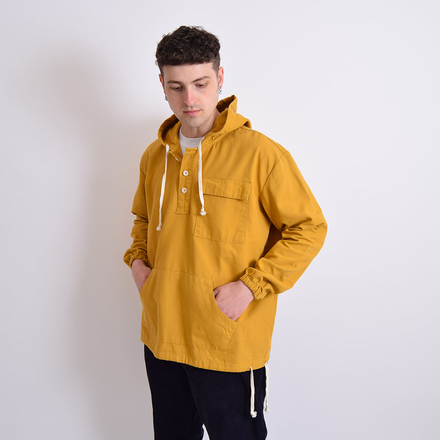 Uskees Yellow Button Front Smock